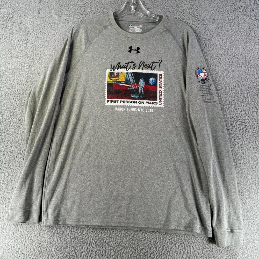 2/$30 NWT Under Armour Baron Funds NYC 2019 What’s Next Long Sleeve Tee